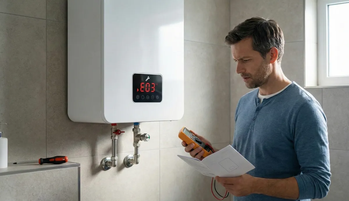 Durchlauferhitzer defekt: Wann sich die Reparatur lohnt und wann der Neukauf