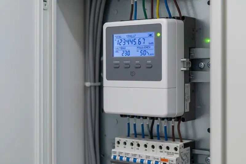 Modernes intelligentes Messsystem im Zählerschrank